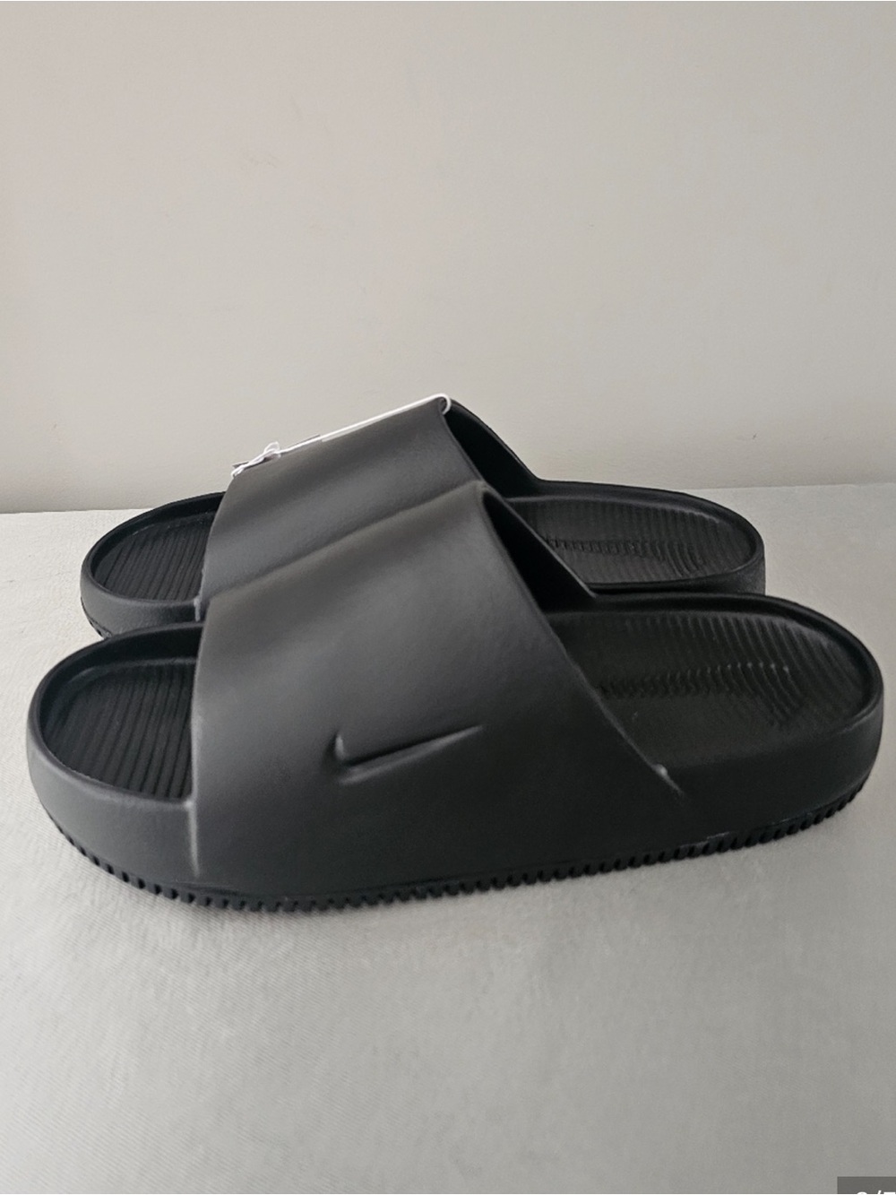 Nike Black Men’s Slide Sandals with Swoosh